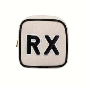 RX Medicine Bag Storage Organizer Travel Toiletry Case Small